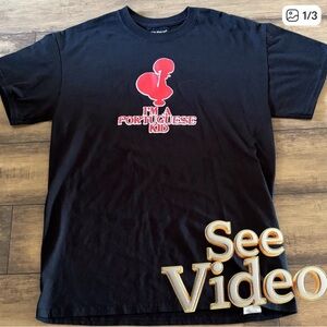 GILDAN Black Tee "I'm A Portuguese Kid" Portuguese Pride 👛 ANY 2/$20